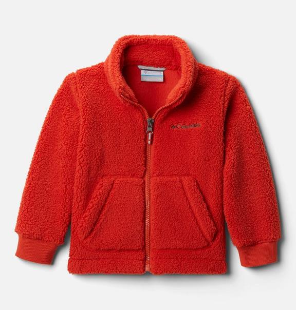 Columbia Rugged Ridge Sherpa Fleece Jacket Red For Boys NZ67158 New Zealand